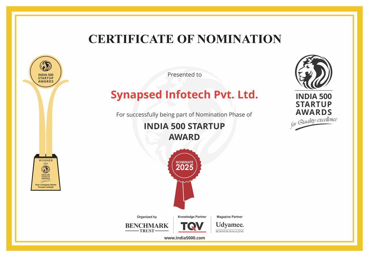 India Top 500 Startup Award